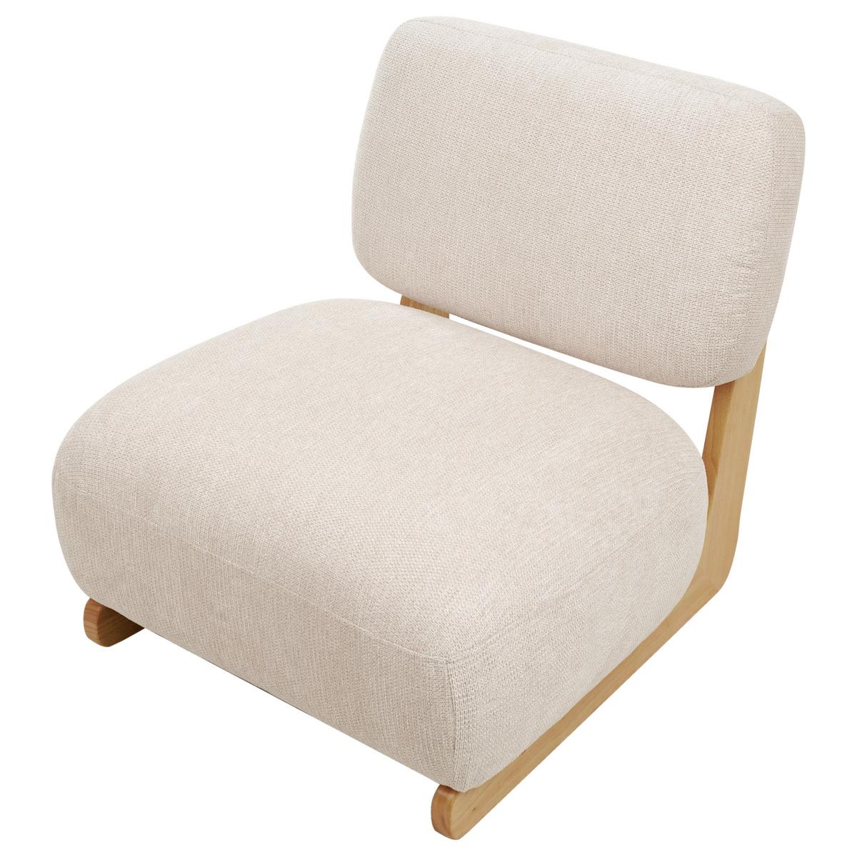 SESSEL Stoff Hellbeige Kokkola - Beige, Textil (66/71/79cm) - Beliani