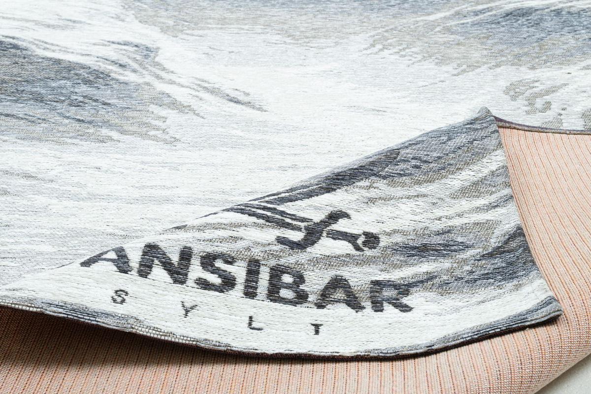 FLACHWEBTEPPICH Keitum 130x190 cm - Grau, Textil (130/130cm) - Sansibar SYLT