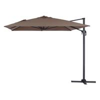 SONNENSCHIRM sun 4 Braun - Braun, Metall (400/300cm) - Habitat Garten