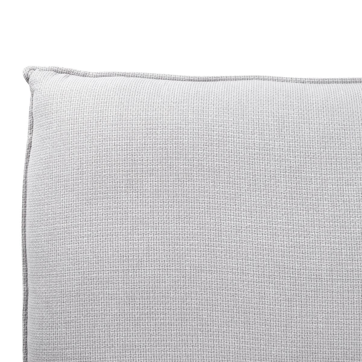 POLSTERBETT mit Lattenrost 160x200 cm Grau Vinay - Hellgrau, Textil (160/200cm) - Beliani