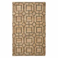 JUTETEPPICH Tiran geometrisch gemustert 160/230 cm - Grau, Naturmaterialien (160/230cm) - Homescapes