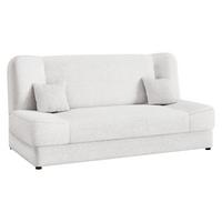 SCHLAFSOFA Jonas Premium - Weiß, Holz/Textil (195/86/87cm)