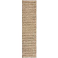 TEPPICH handgewebt CHASE, mit Struktur, aus Kenaf, Natur, 60 x 230 cm - Beige, Textil (230/60cm) - KADIMA DESIGN