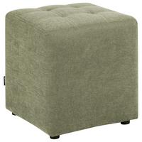 POUF Stoff Grün Kansas - Grün, Textil (38/39/38cm) - Beliani