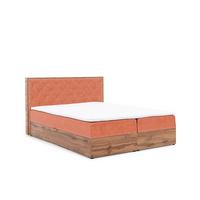 BOXBETT Maximo In Torre - Aubergine, Holzwerkstoff/Textil (160/200cm) - Fun Möbel