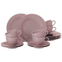 KAFFEESERVICE Beat Color Glaze Altrosa 18-tlg. - Rosa, Keramik (24/18.1/43cm) - Seltmann Weiden
