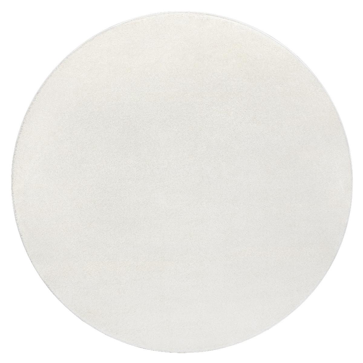 TEPPICH Softy 120 cm - Creme, Textil (120/120cm) - rugsX
