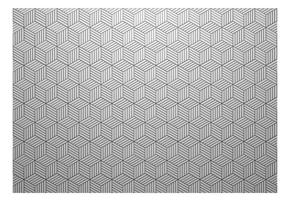 SELBSTKLEBENDE FOTOTAPETE 196/140 cm - Schwarz/Grau, Kunststoff/Textil (196/1cm) - KUNSTLOFT
