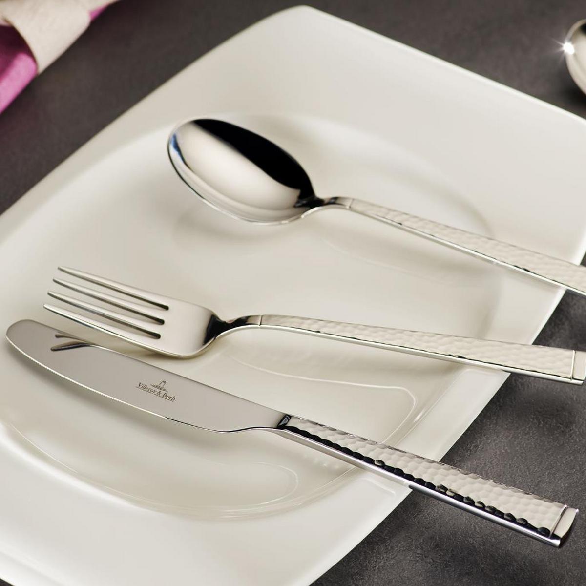 TAFELBESTECK Blacksmith silber 180-tlg. - Silberfarben, Metall - Villeroy & Boch