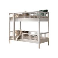ETAGENBETT 90x200 Keeley Buche Weiß Holz Komfort Stabil Modern - Weiß, Holz (90/200cm) - 58aufmkessel