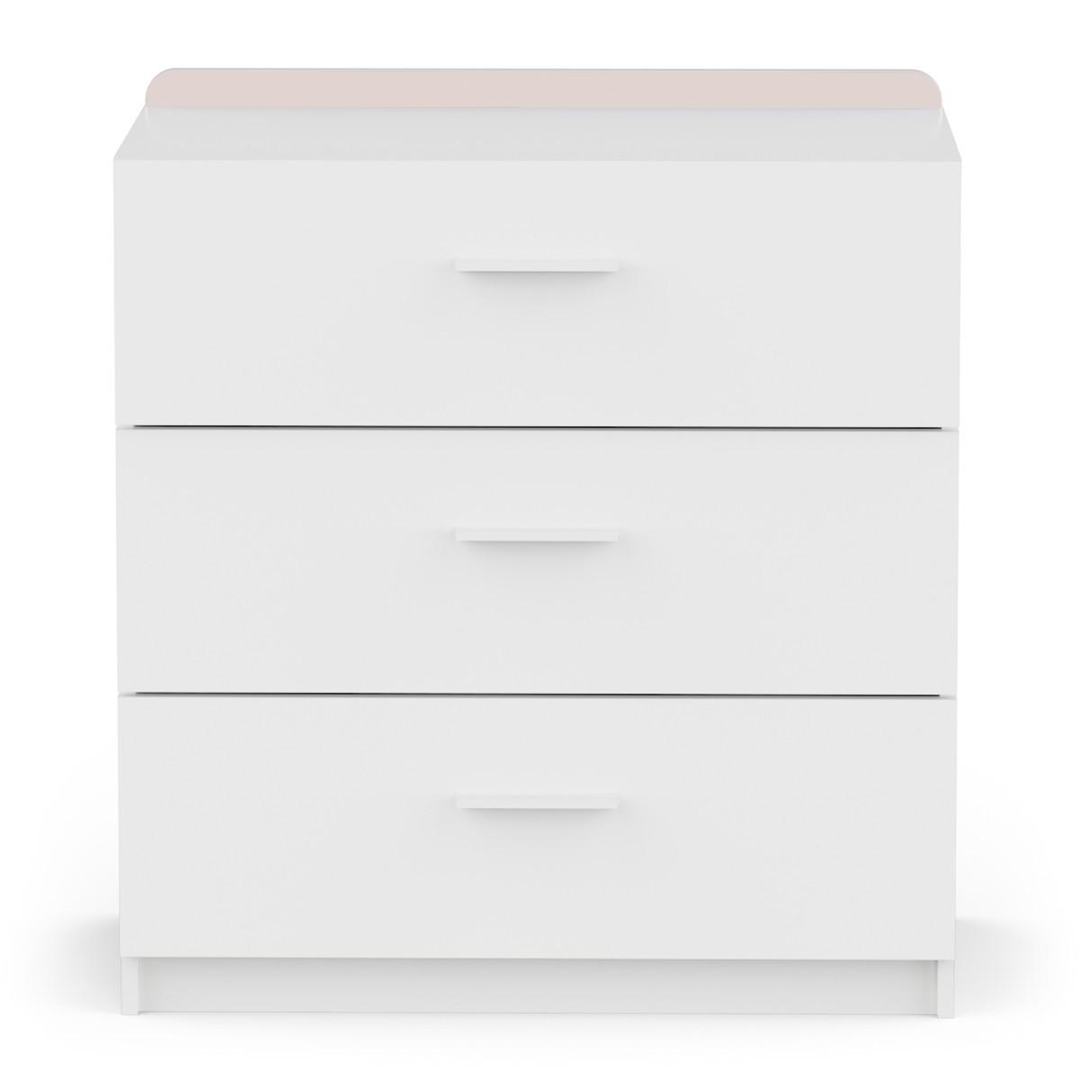 KOMMODE KINDERZIMMER reverso - Weiß, Holzwerkstoff (40.5/83.7/86cm) - Calicosy
