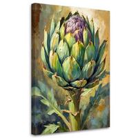 KUNSTDRUCK Grün 40/60 cm - Grün, Textil (40/60cm) - KUNSTLOFT