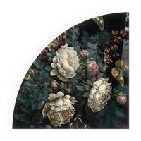 GLASPLATTE für Kamin 100x100 cm - Grün, Glas (100/100/0.4cm) - TULUP