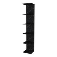 WANDREGAL Surahammar - Schwarz, Holzwerkstoff (34.5/180/31.5cm) - [en.casa]