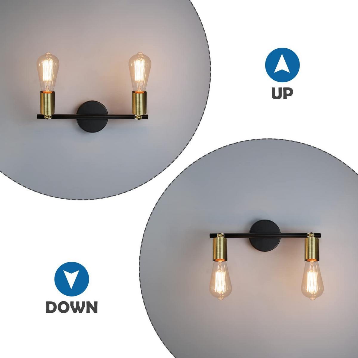 DECKENSTRAHLER Nixie 2-flammig 30/4/12 cm - Goldfarben, Metall (30/4/12cm) - Nettlife