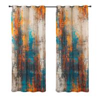VORHANG 2ER SET SEOUL HxB 245x140 cm Apart - Türkis, Textil (140/245cm) - Gardinenbox