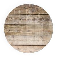GLASPLATTE für Kamin Ø 80 cm - Beige, Glas (80/80/0.4cm) - TULUP