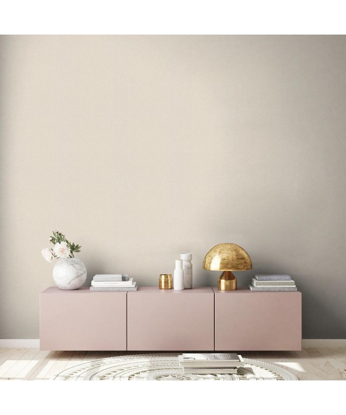 VLIESTAPETE Beige 53/1005 cm - Beige, Textil (53/1cm) - KUNSTLOFT