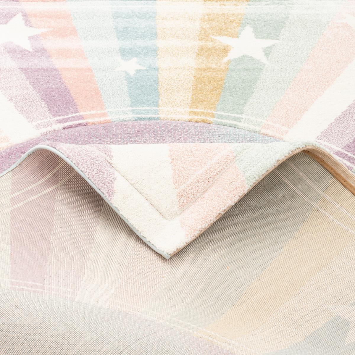 KINDER TEPPICH MAUI KIDS RAINBOW STAR - Multicolor, Textil (140/200cm) - Pergamon