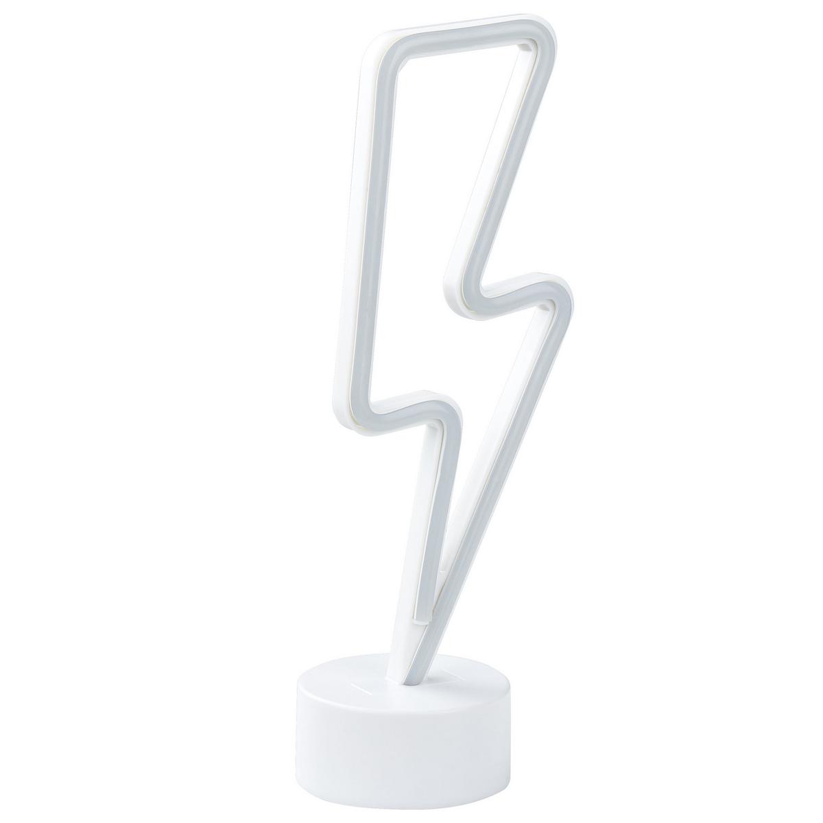 NEONLICHT 3er-Set Floretta 26-8-8/28-8-8/30-8-8 cm - Multicolor, Kunststoff (8/8/30cm) - Beliani