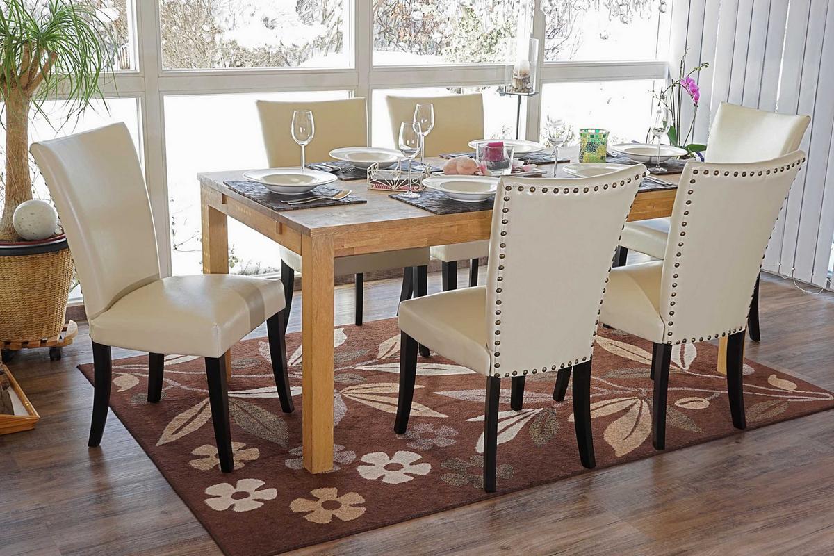 ESSZIMMERSTUHL Beige 2er-Set - Beige/Creme, Textil (50/93/62cm) - MCW