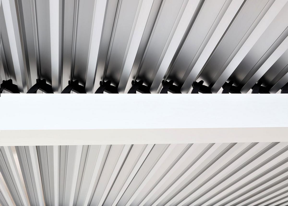 PERGOLA Weiß - Weiß, Metall (306/224/368cm) - MCW