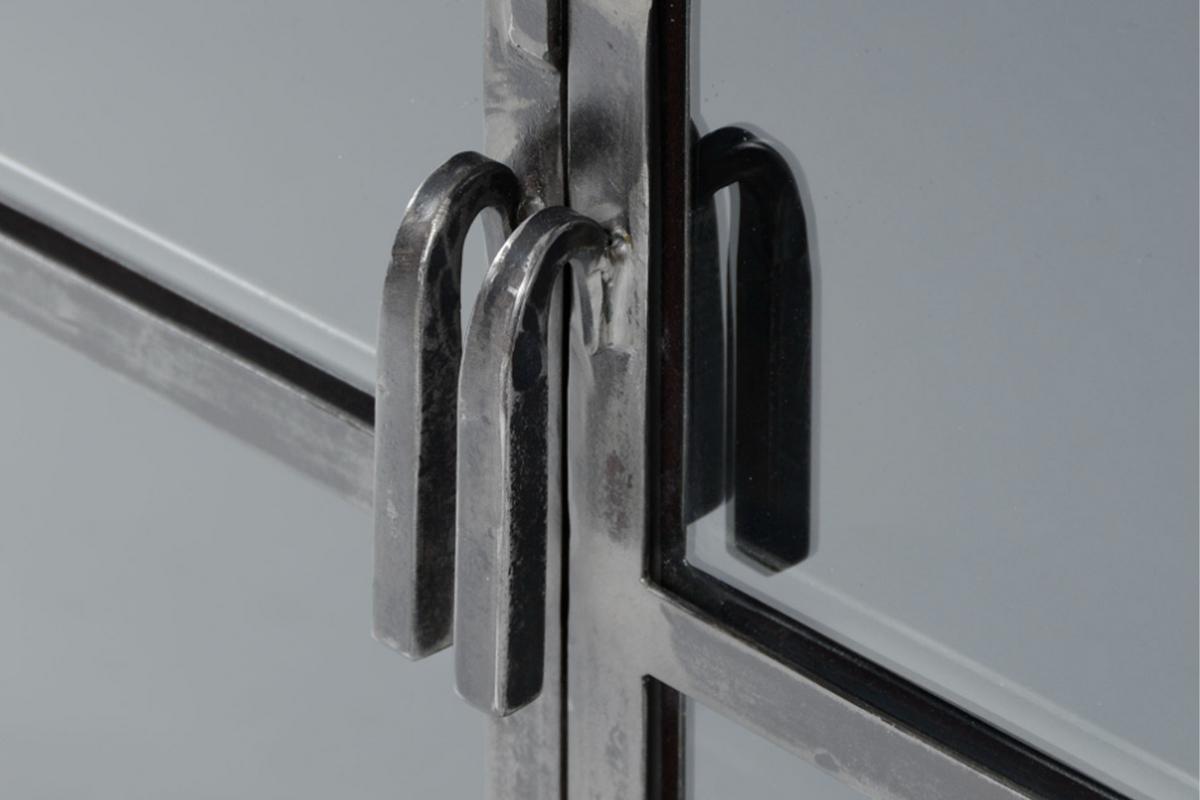 HIGHBOARD ARLES Schwarz Metall - Schwarz, Metall (90/190/40cm) - KAWOLA