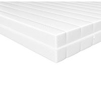 KALTSCHAUMMATRATZE H2 80 x 190 - Weiß, Textil (80/190cm) - Schlaftroll