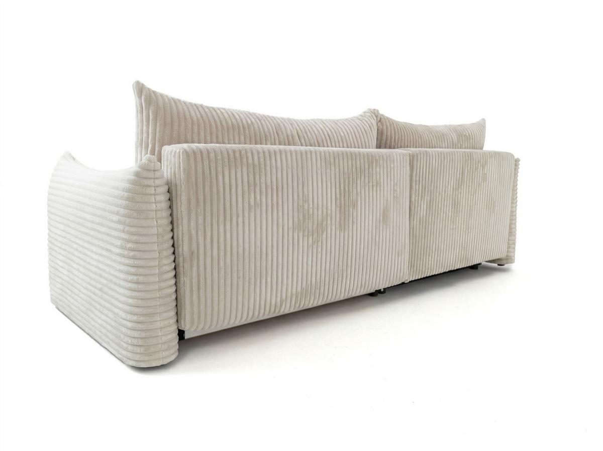 ECKSOFA Mailand Mit Schlaffunktion - Braun, Holzwerkstoff/Textil (154/260cm) - Fun Möbel