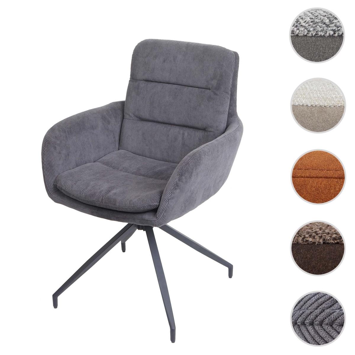ESSZIMMERSTUHL Grau - Grau, Textil (60/89/54cm) - MCW
