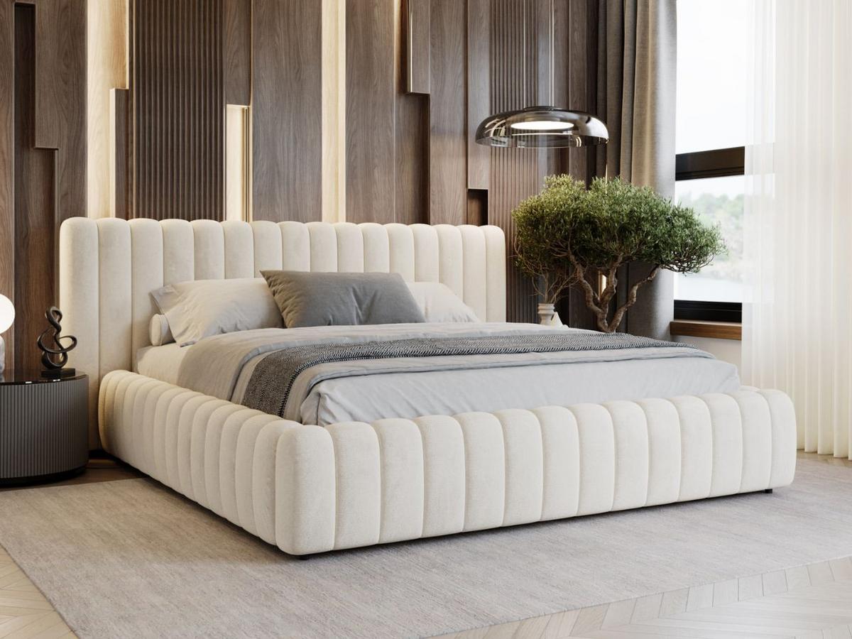 POLSTERBETT Bliss 180x200 Beige - Beige, Textil (180/200cm) - Graingold