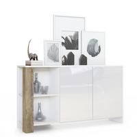 SIDEBOARD Canto Eiche Ribbeck - Alteiche, Holzwerkstoff (143/81/36cm) - Vladon