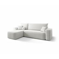 ECKSOFA Agepo Stoff Quelle - Weiß, Holzwerkstoff/Textil (250/150cm) - Fun Möbel