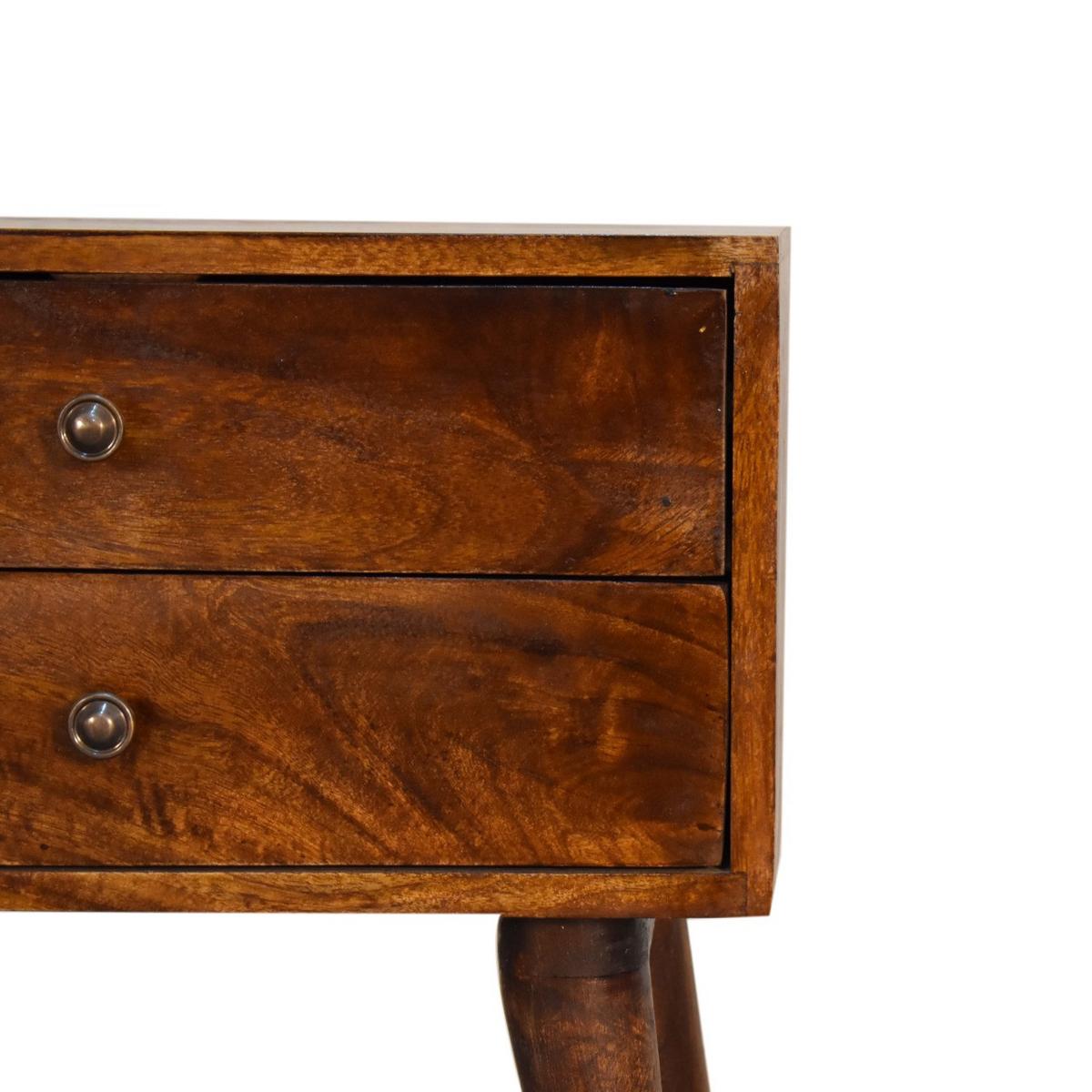 NACHTTISCH Ariella, Kastanienbraun - Braun, Holz (45/57/35cm) - Artisan Furniture
