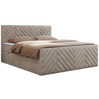 BOXBETT PARIS DUO 200/200 - Beige Struktur - H3 - Beige, Holz/Textil (200/200cm) - MKS