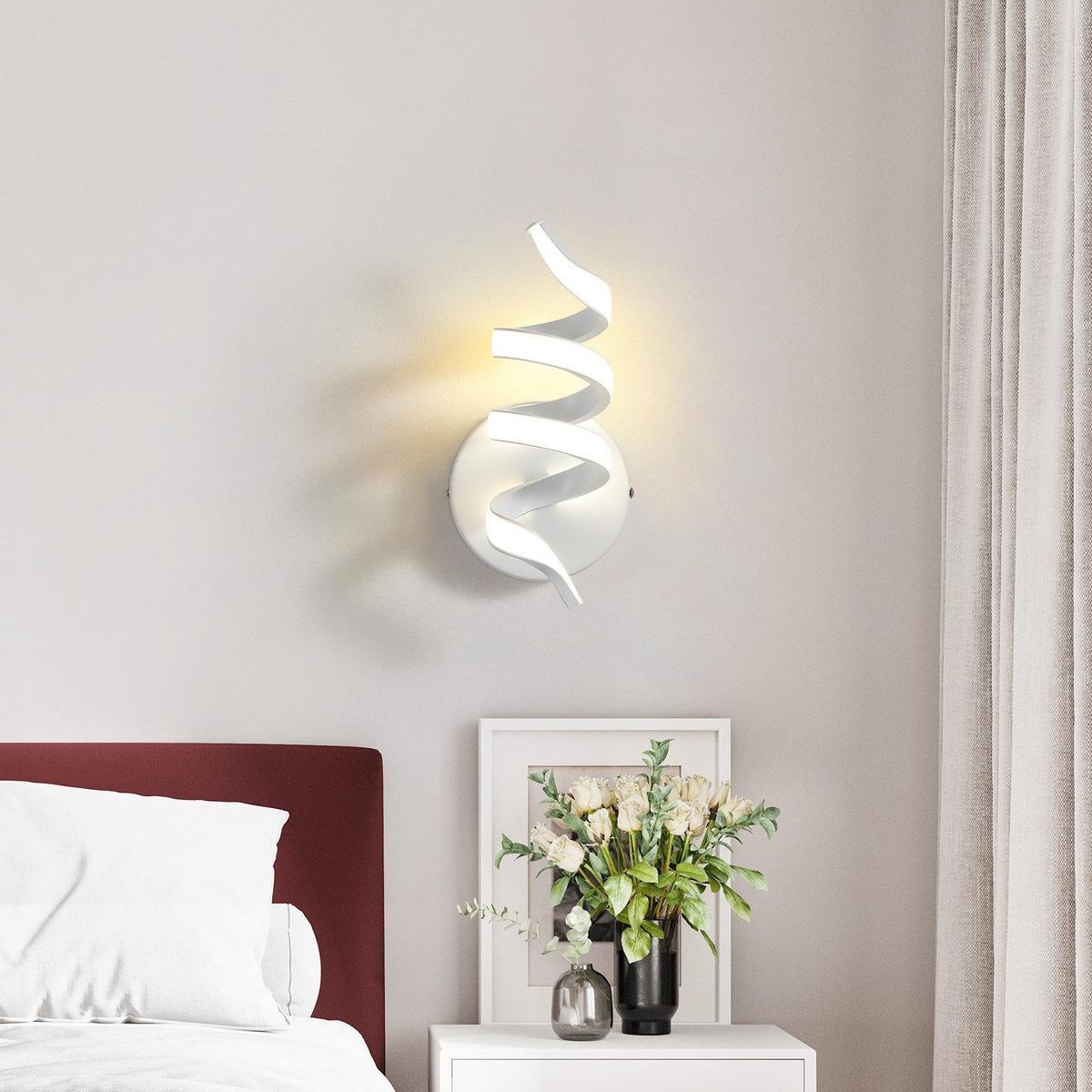 LED - WANDLEUCHTE Strömthun 12.0/11.0/26.0 cm - Weiß, Metall (12/11/26cm) - ZMH