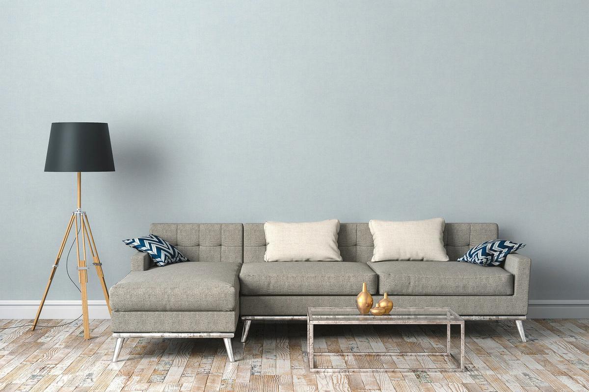 VLIESTAPETE Blau 53/1005 cm - Weiß, Kunststoff/Textil (53/1cm) - KUNSTLOFT