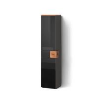 BADSCHRANK Tanaro Anthrazit 40 x 184.2 cm - Anthrazit, Holzwerkstoff (40/184.2/37cm) - Livinity®