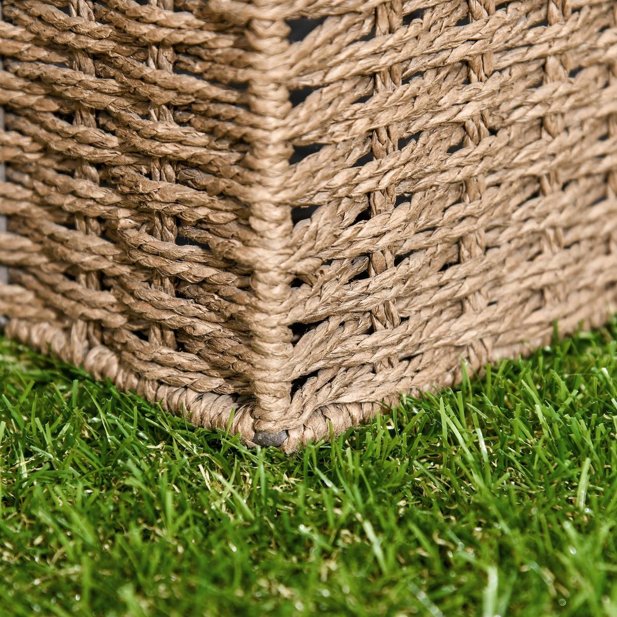 KUNSTRASEN, Dunkelgrün, Kunststoff - Dunkelgrün, Kunststoff (30/30/4.5cm) - Outsunny