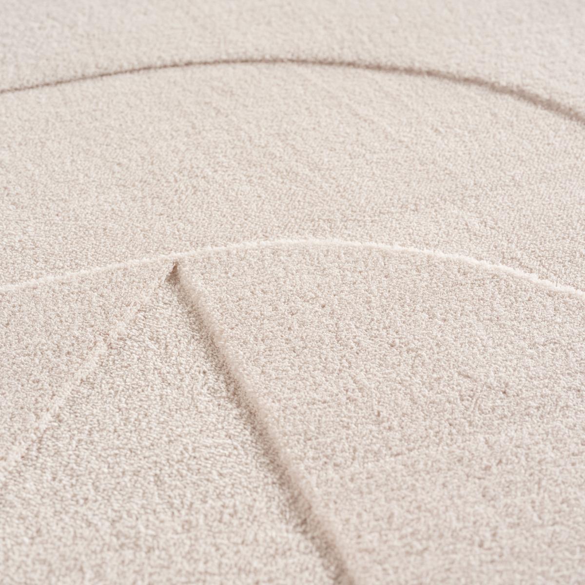 TEPPICH Kurzflor Waschbar LAVAREDO in Creme, im Skandi-Stil, 120 x 170 cm - Beige, Textil (170/120cm) - KADIMA DESIGN