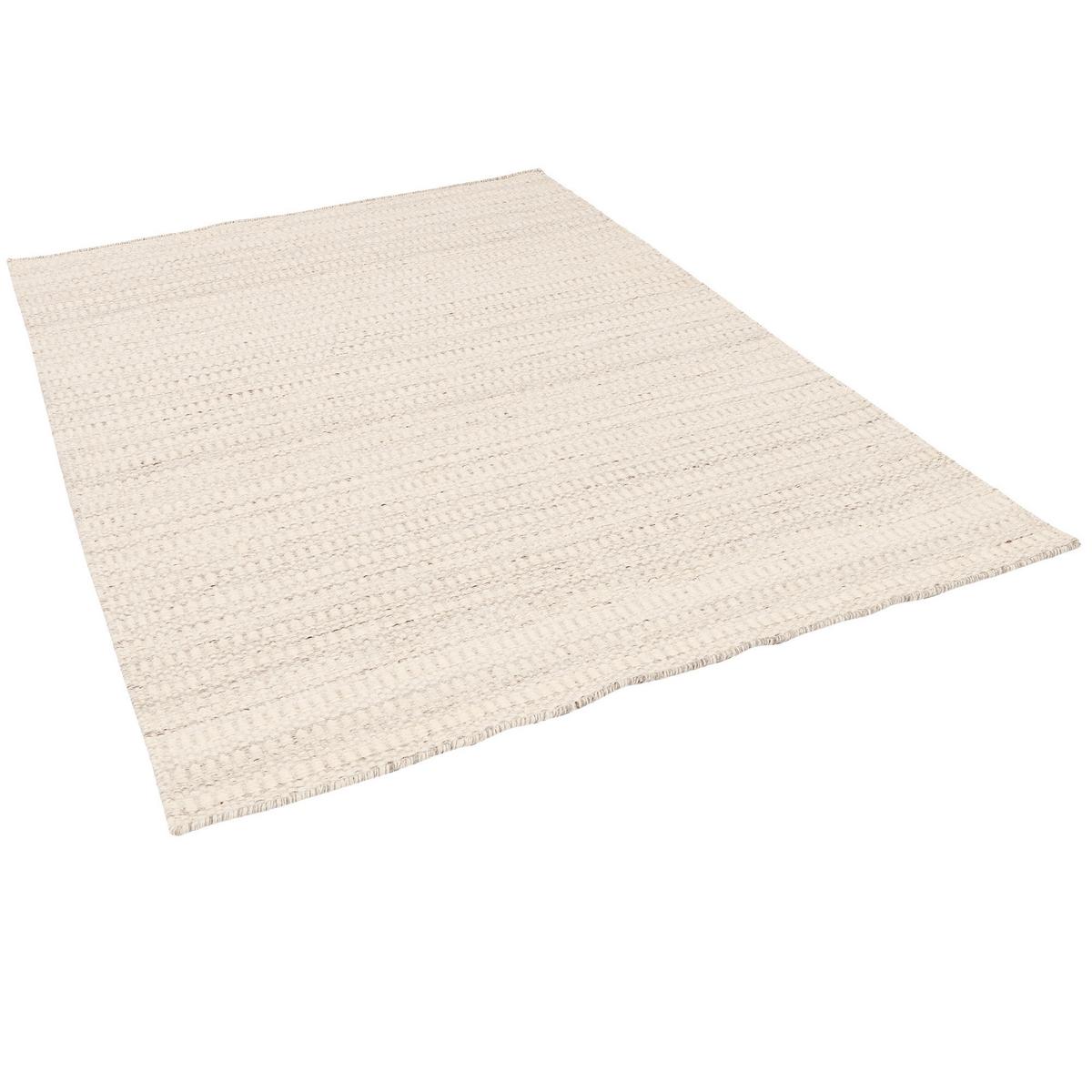 NATUR TEPPICH WOLLE SKANDI MELIERT - Creme, Textil (70/130cm) - Pergamon