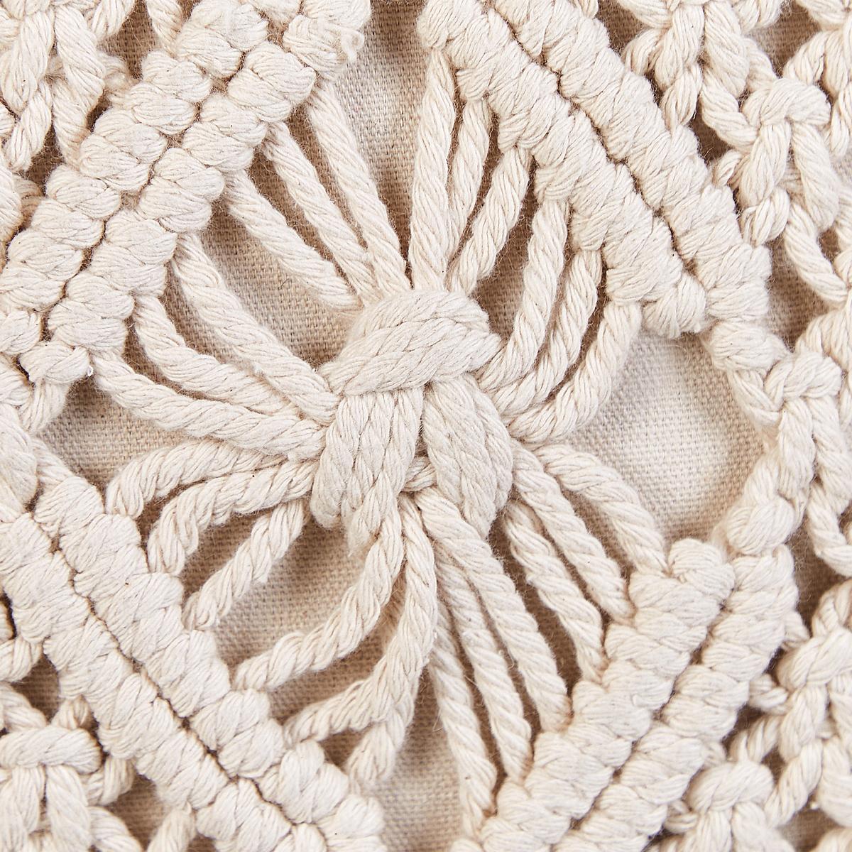 DEKOKISSEN 2er-Set Hellbeige 45/45 cm Kalam - Beige, Textil (45/45cm) - Beliani