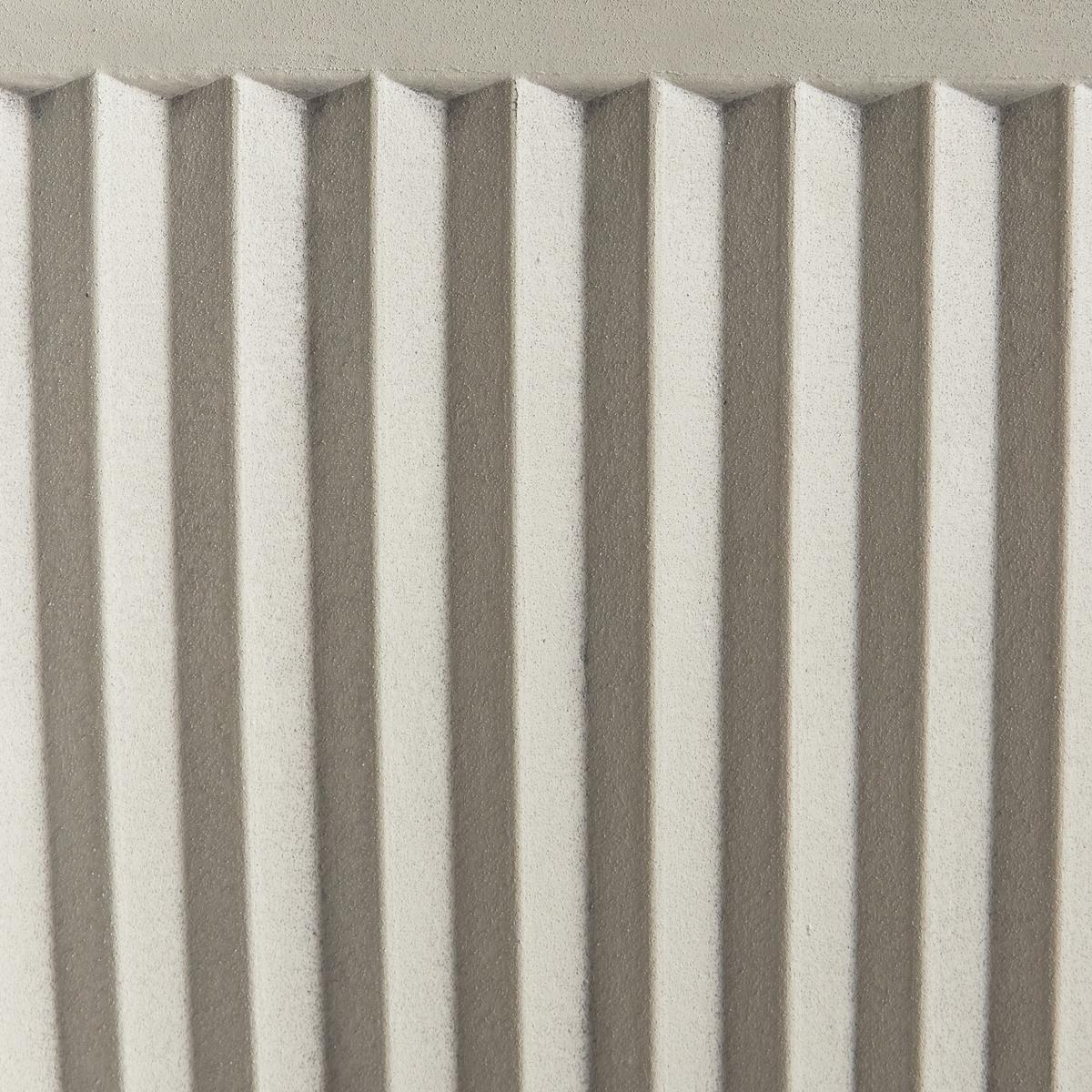 BLUMENTOPF Beige Sisal - Beige, Kunststoff (43cm) - Beliani