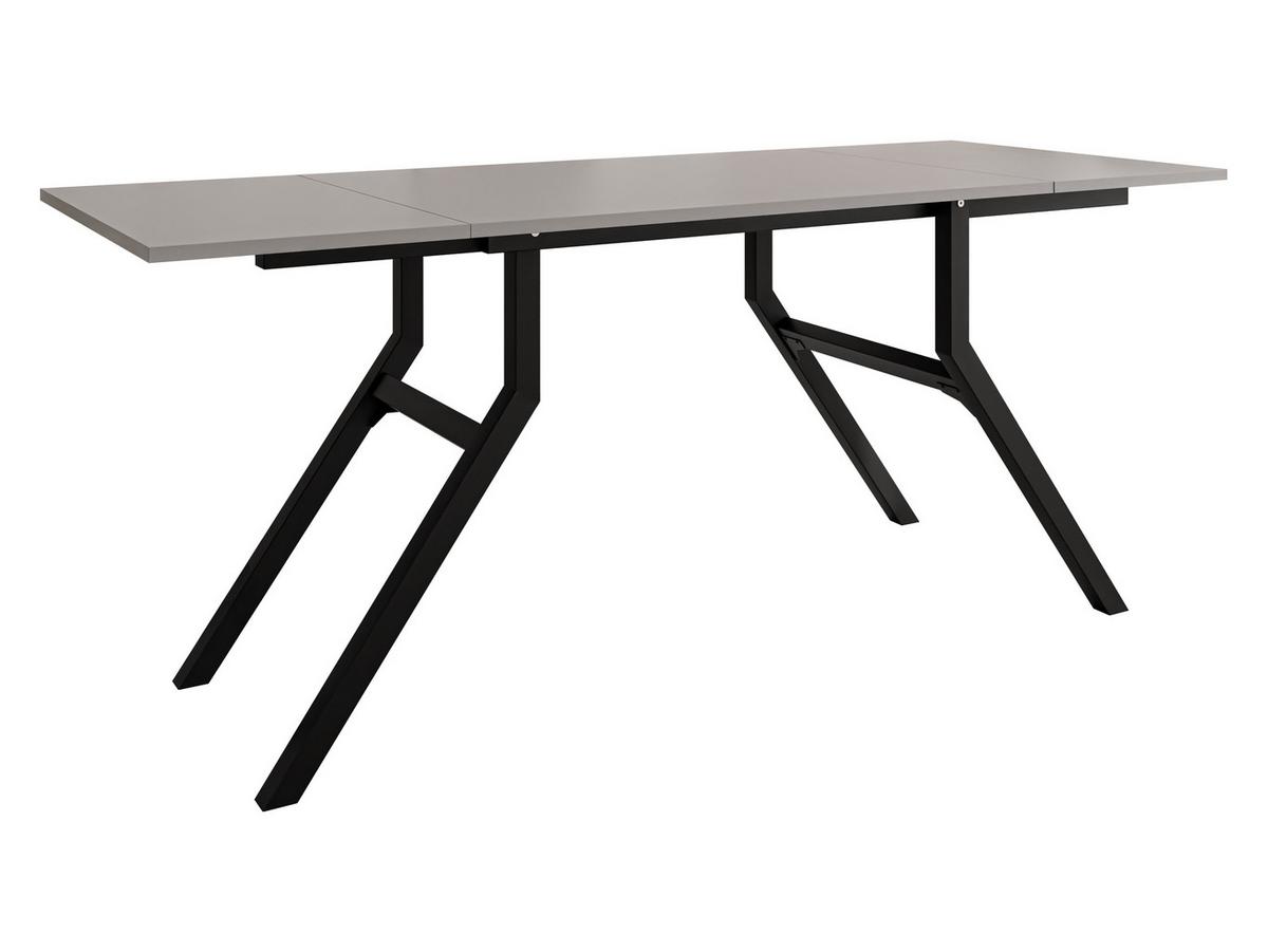 2-IN-1 COUCHTISCH UND ESSTISCH Xena Bis - Hellgrau/Schwarz, Holzwerkstoff/Metall (70/100/45cm) - MIRJAN24