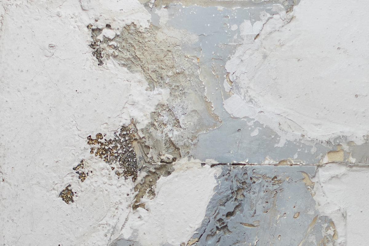 ACRYLBILD HANDGEMALT 80/80 cm - Grau, Holz/Textil (80/80cm) - KUNSTLOFT