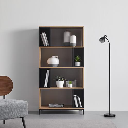 Knjižne omare in regali momax