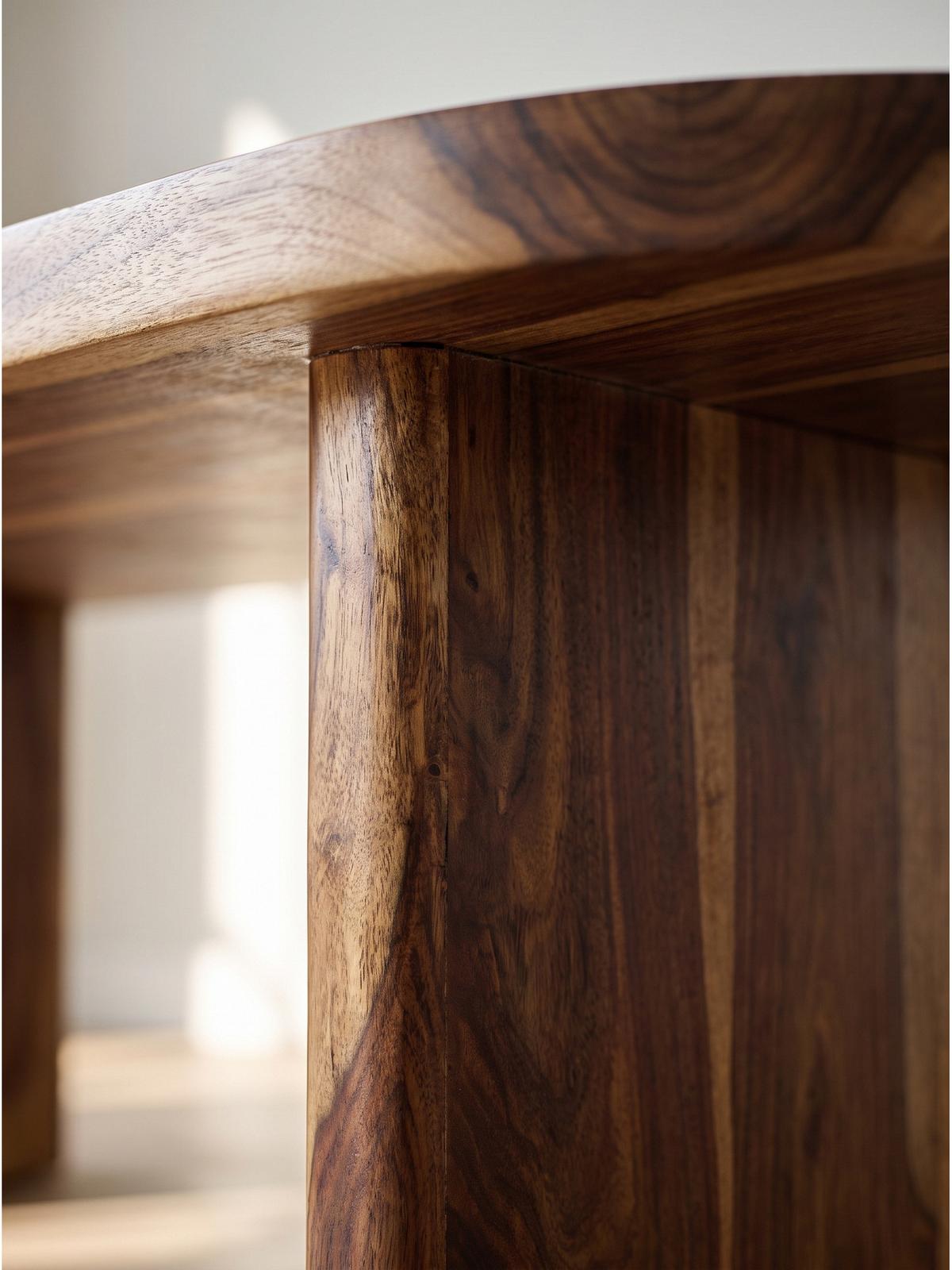 COUCHTISCH CAZORLA, Dunkles Massivholz, 120 x 60 x 32 cm - Braun, Holz (60/120/32cm) - KADIMA DESIGN