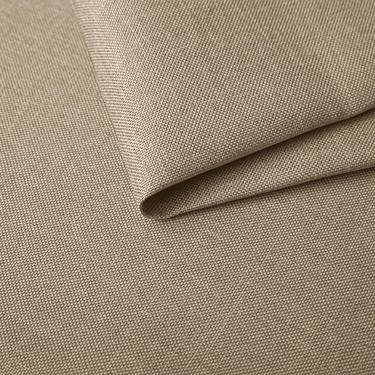 ECKSOFA Universelle L Form Elif Beige 220/140/85 cm stilvolle mit Schlaffunktion - Beige/Silberfarben, Kunststoff/Textil (220/140cm) - AX Living
