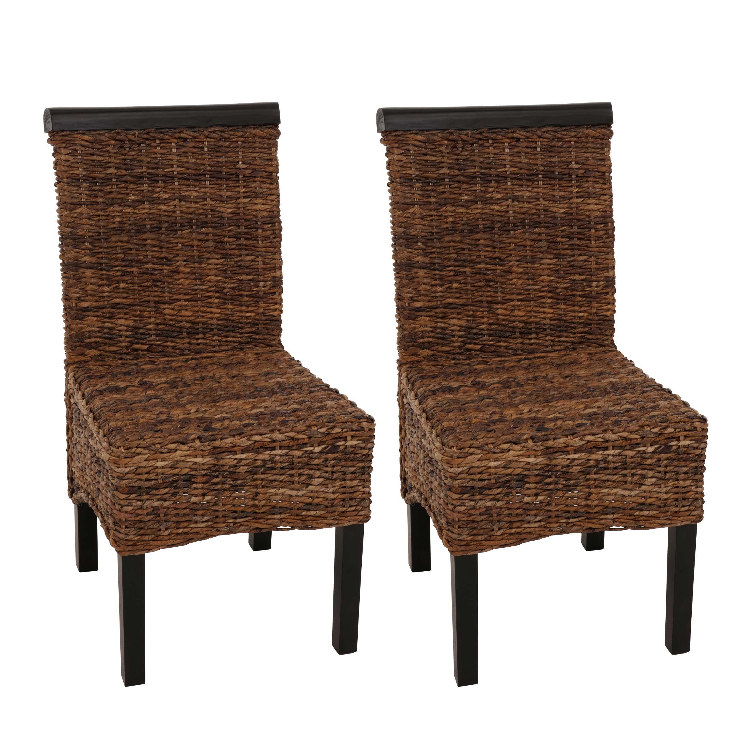 ESSZIMMERSTUHL Braun 2er-Set - Dunkelbraun/Braun, Holz (47/93/43cm) - MCW