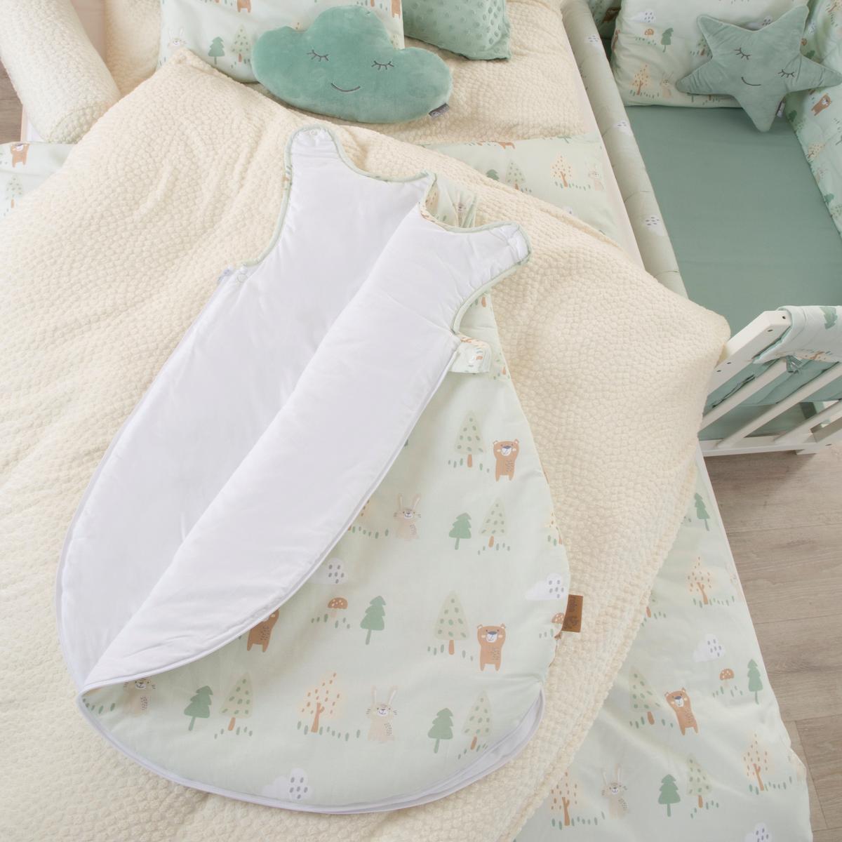 SCHLAFSACK - Woodland Buddies - Länge 70 cm - Grün, Textil (45/70cm) - Roba